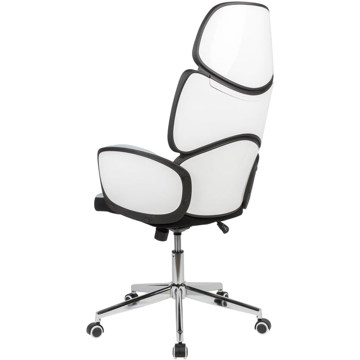 Medina Bureaustoel - Moderne Bureaustoel - Kantoorstoel - Computerstoel - Stof - Zwart Wit