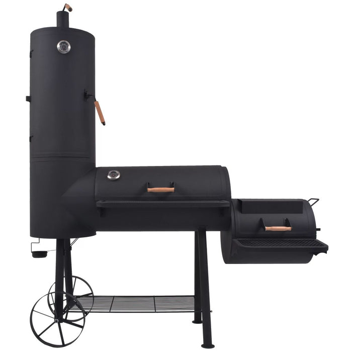 Medina Houtskoolbarbecue met onderplank XXL zwart