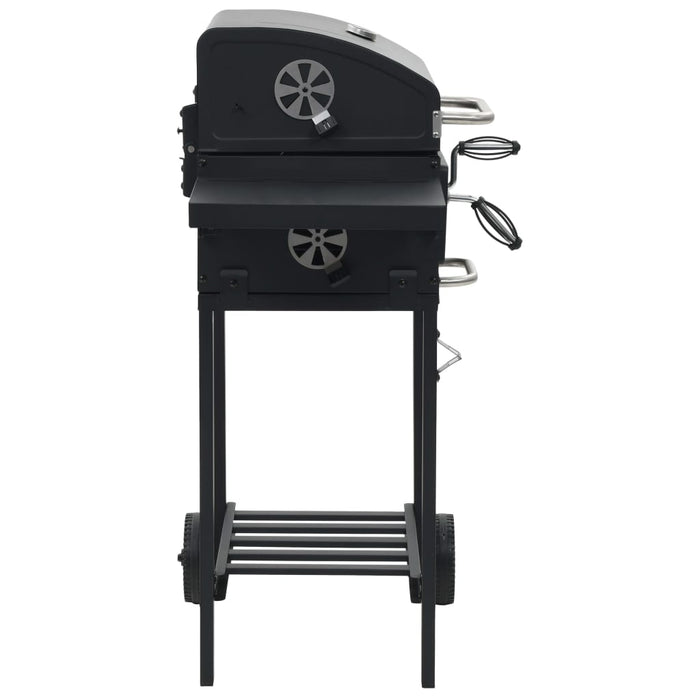 Medina Houtskoolbarbecue met onderplank zwart