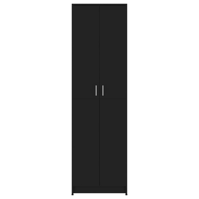 Medina Gangkast 55x25x189 cm spaanplaat zwart