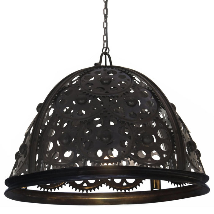 Medina Plafondlamp industrieel kettingwiel-ontwerp E27 65 cm