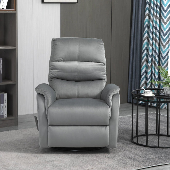 Medina Cumberland Relaxfauteuil - Ligstoel - Verstelbaar - TV Fauteuil - Polyester - Grijs