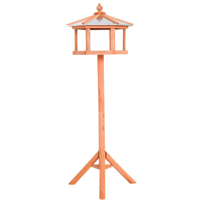 Medina Whitepark Bird House - Geel - Firwood - 15,75 cm x 15,75 cm x 44,49 cm