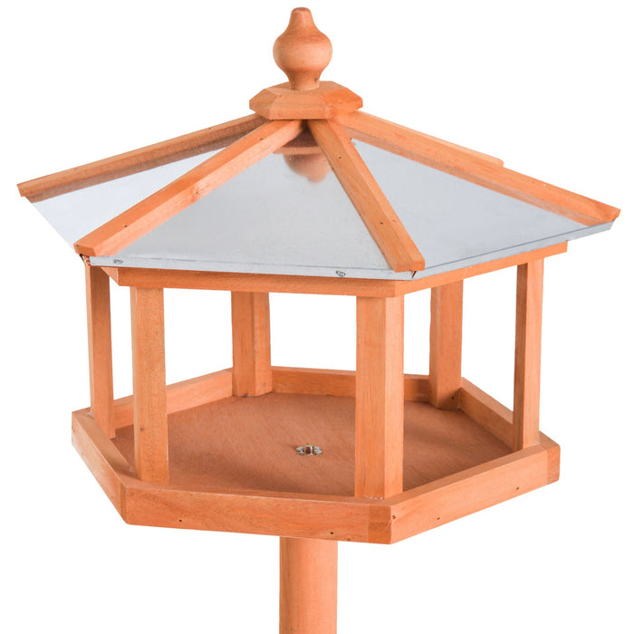 Medina Whitepark Bird House - Geel - Firwood - 15,75 cm x 15,75 cm x 44,49 cm