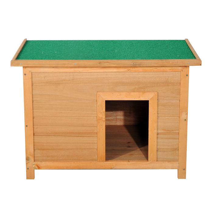 Medina Bar River Dog House - Bruin, Groen - Firwood - 33,46 cm x 22,83 cm x 22,83 cm