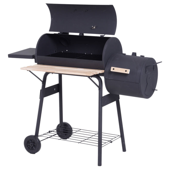 Medina Lamanai Smoker Grill BBQ - Zwart - Metaal, Firwood - 48,81 cm x 20,86 cm x 42,51 cm