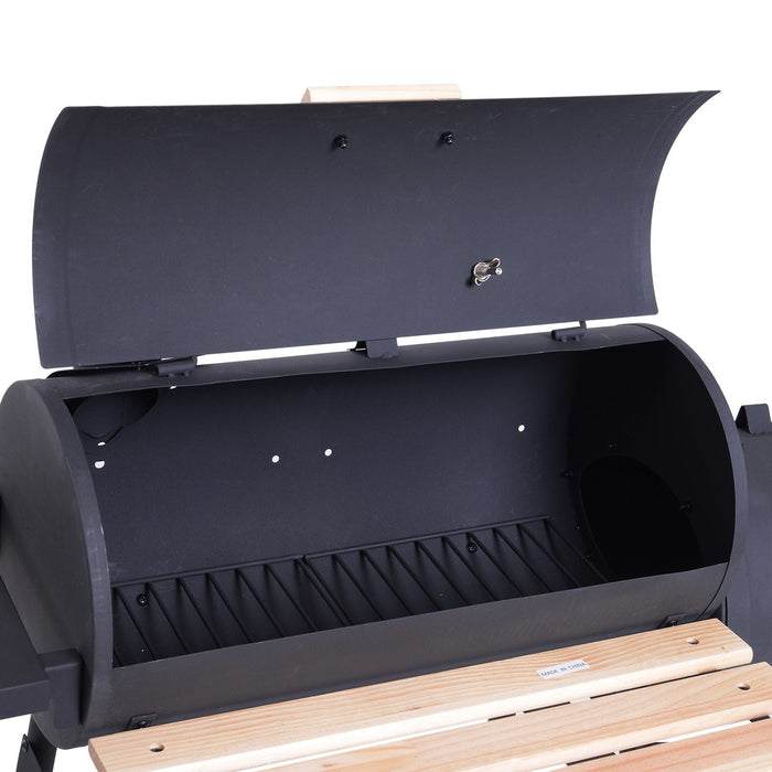 Medina Lamanai Smoker Grill BBQ - Zwart - Metaal, Firwood - 48,81 cm x 20,86 cm x 42,51 cm