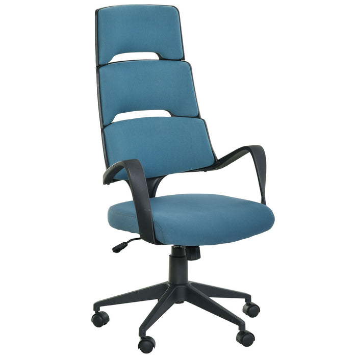 Medina Louisville Executive Chair - Zwart, Blauw - Schuim, Kunststof, Metaal - cm x 23,42 cm x 46,06 cm