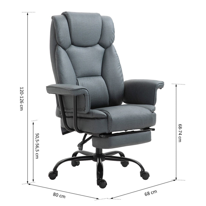 Medina Maskall Executive Chair - Grijs - Staal, Mdf, Foam - 26,77 cm x 31,5 cm x 49,6 cm