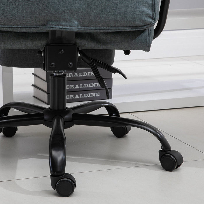 Medina Maskall Executive Chair - Grijs - Staal, Mdf, Foam - 26,77 cm x 31,5 cm x 49,6 cm