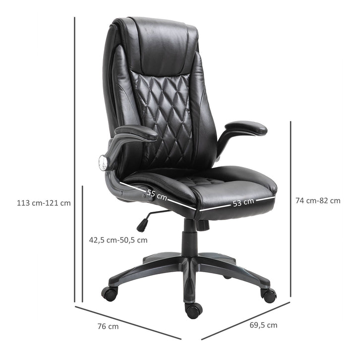 Medina May Pen Executive Chair - Zwart - Schuim, Kunststof, Mdf - 27,36 cm x 29,92 cm x 47,64 cm