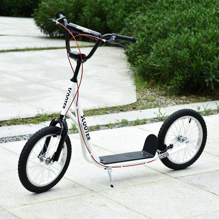 Medina Main River City Scooter - Wit - Staal, Aluminium, Rubber - 54,72 cm x 22,83 cm x 35,43 cm