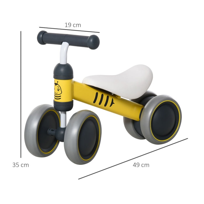 Medina Maria Bank Kinderfiets - Geel - Alluminum, Legering, Pp - 19,29 cm x 7,48 cm x 13,77 cm