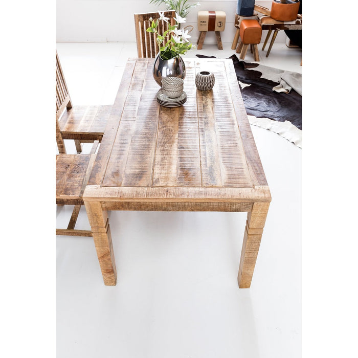 Medina Moberly Eettafel - Eetkamertafel - Keukentafel - 6-8 Personen - Bruin - Massief Mangohout - 120 x 70 x 76 cm