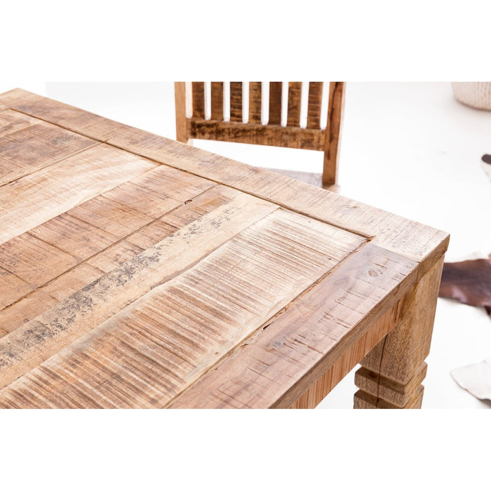 Medina Moberly Eettafel - Eetkamertafel - Keukentafel - 6-8 Personen - Bruin - Massief Mangohout - 120 x 70 x 76 cm