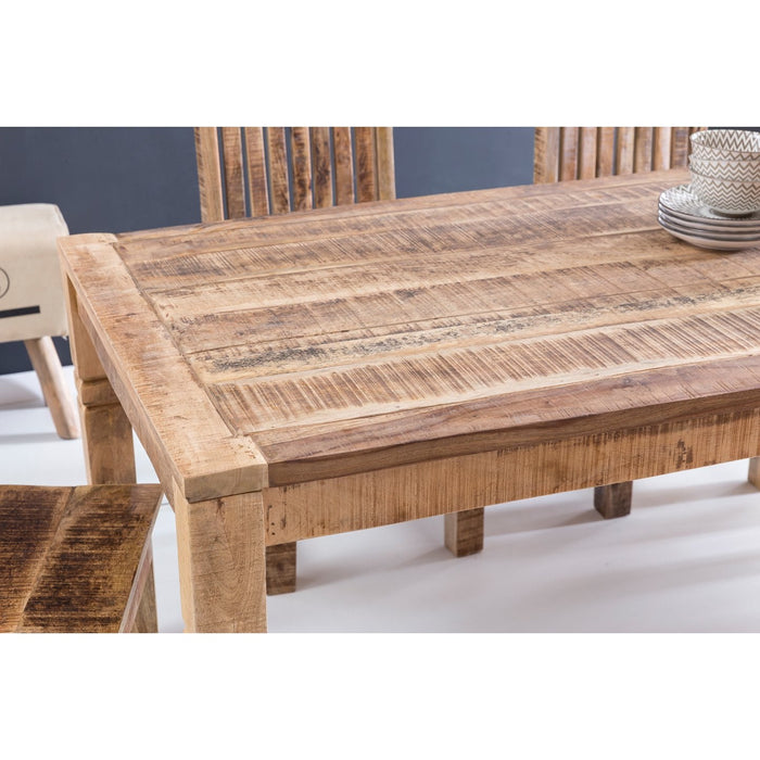 Medina Moberly Eettafel - Eetkamertafel - Keukentafel - 6-8 Personen - Bruin - Massief Mangohout - 120 x 70 x 76 cm