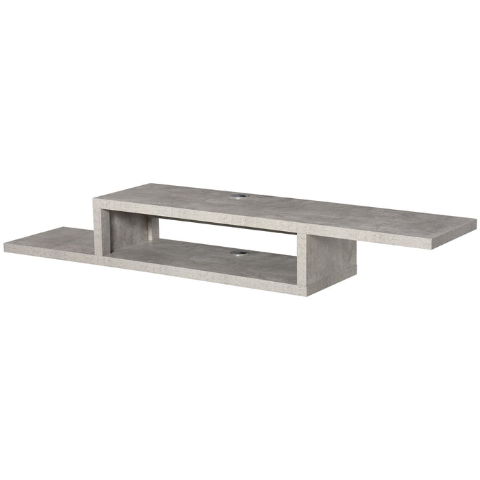 Medina Home Boca Raton TV Meubel - TV Kast - Cementgrijs - TV-Standaard - 152,4 x 29,8 x 21 cm