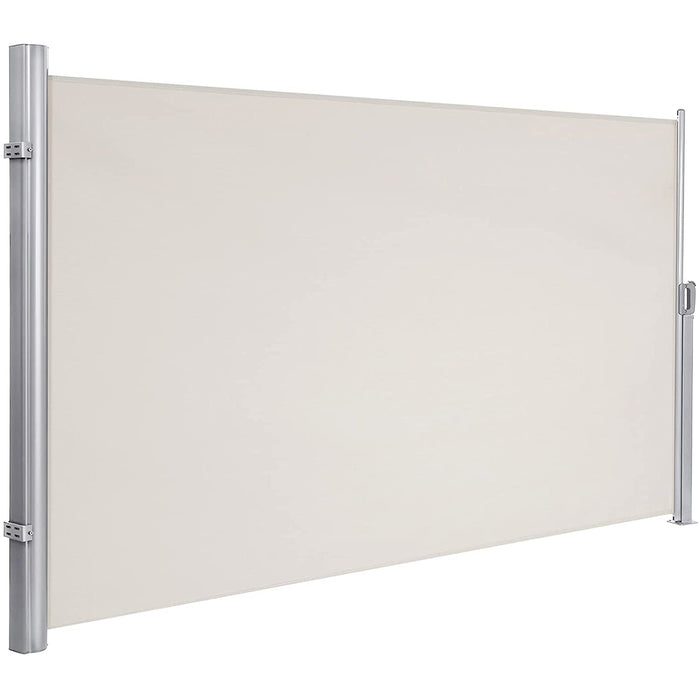 Nancy's Brest Privacyscherm - Zijfluifel - Zonwering - Balkon - Terras - Tuin - Beige - 160 x 350 cm