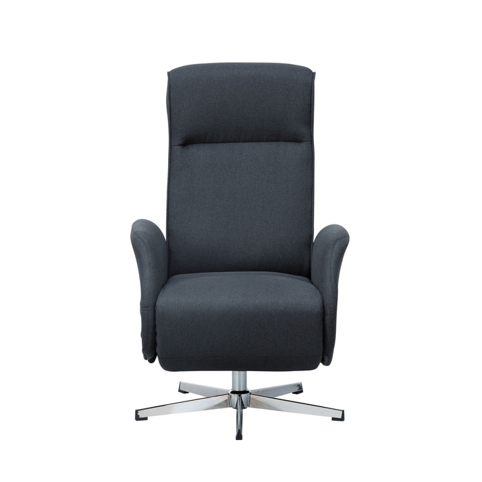 Medina Groton Relax Fauteuil - Massagestoel - Massagefunctie - Stof - Ligfunctie - Lichtgrijs - Afstandsbediening - Massage