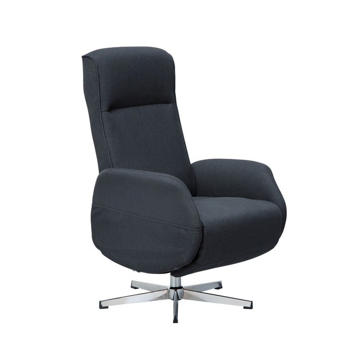 Medina Groton Relax Fauteuil - Massagestoel - Massagefunctie - Stof - Ligfunctie - Lichtgrijs - Afstandsbediening - Massage