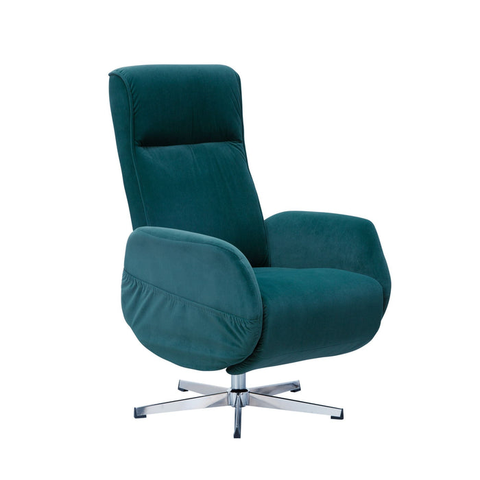 Medina Groton Relax Fauteuil - Massagestoel - Massagefunctie - Stof - Ligfunctie - Lichtgrijs - Afstandsbediening - Massage