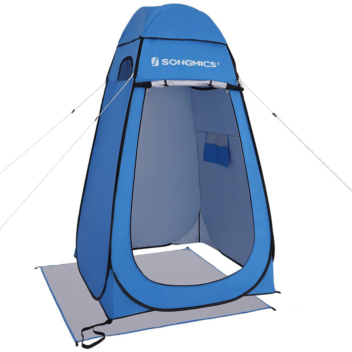 Nancy's Caistor Pop-Up Tent - Omkleedtent - Hoge Tent - Vissen - Strand - Draagtas - Ritssluiting - Blauw - 120 x 120 x 190 cm