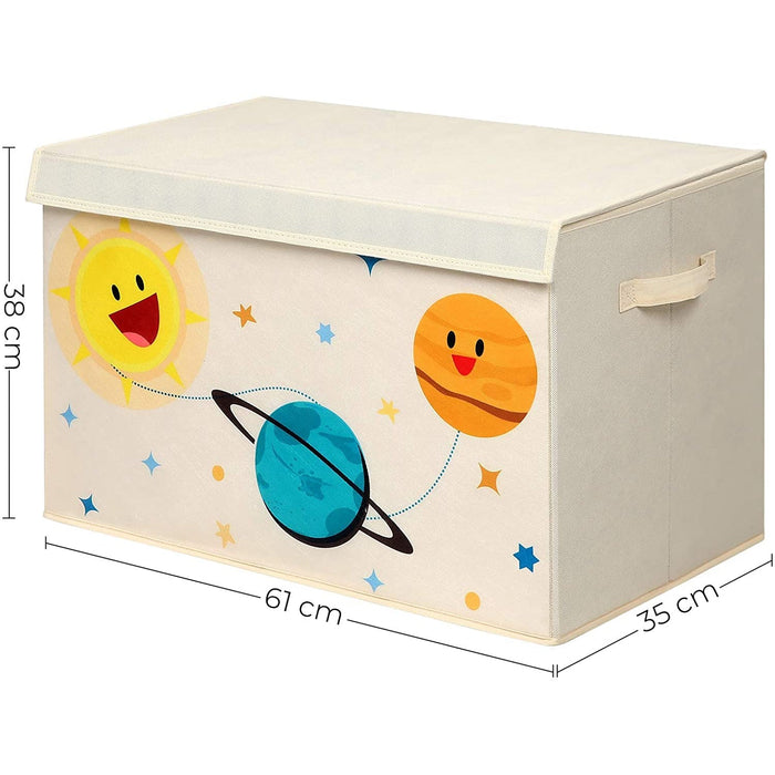 Nancy's Freswick Opbergdoos - Kinderkamer - Organizer - Speelgoed - 2 Handgrepen - Deksel - 61 x 35 x 38 cm