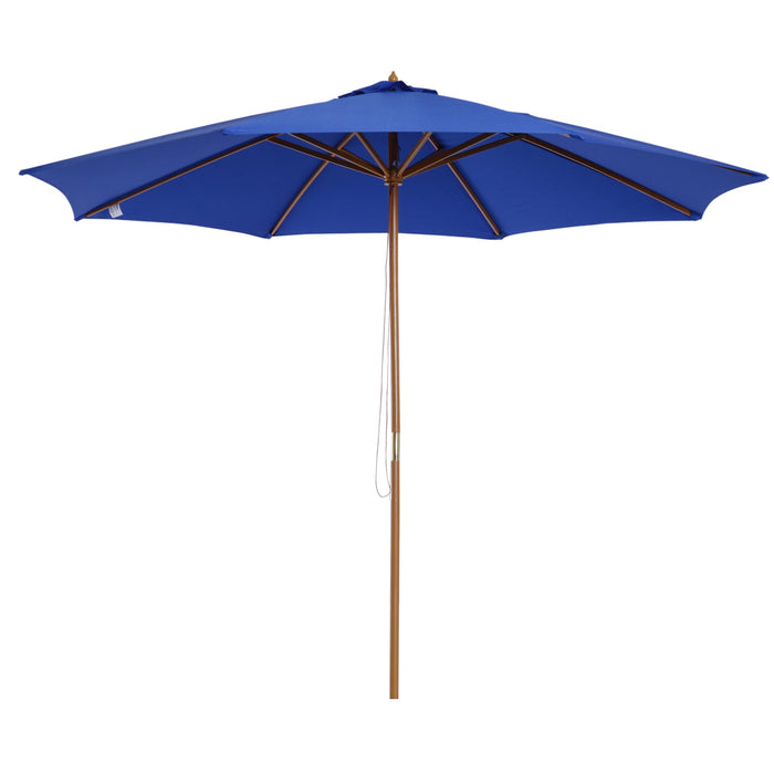 Medina Murrieta Parasol - Balkonparasol - Zonwering - Schaduw - Blauw - Waterafstotend - Verstelbaar - 300 x 245 cm