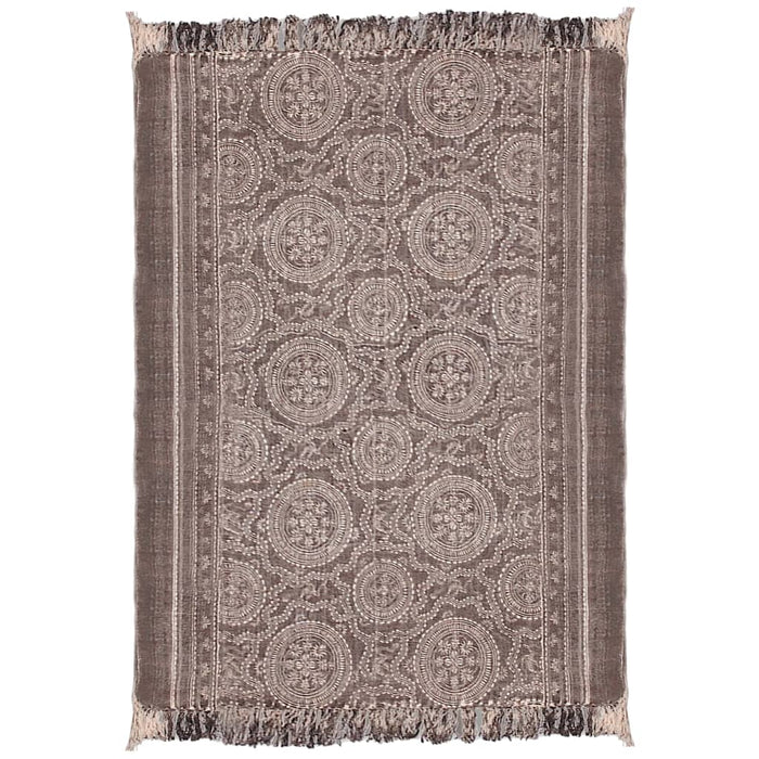 Medina Katoenen tapijt 180x270 cm donker