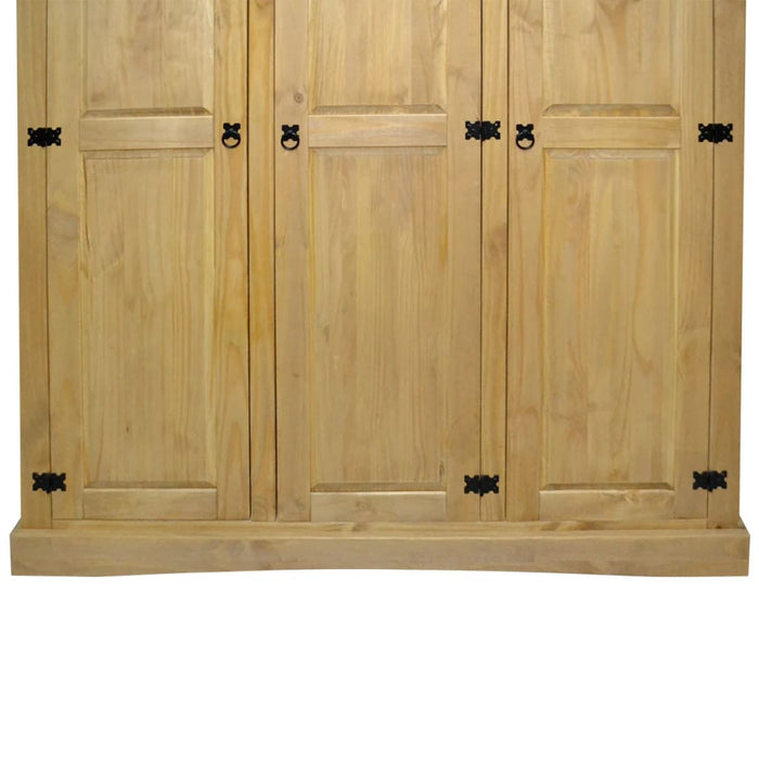 Medina Kledingkast Mexicaans grenenhout Corona-stijl 3 deuren