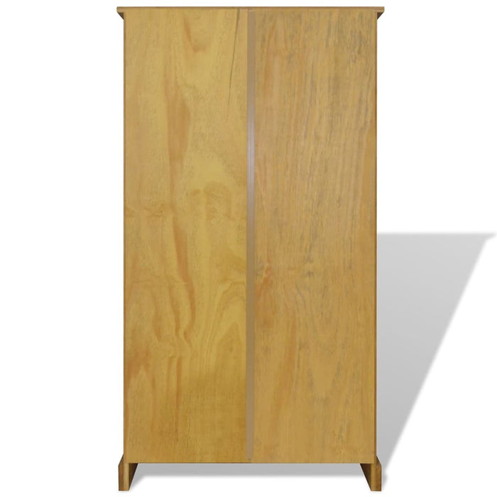 Medina Boekenkast grenenhout met 4 planken Corona-stijl 81x29x150 cm