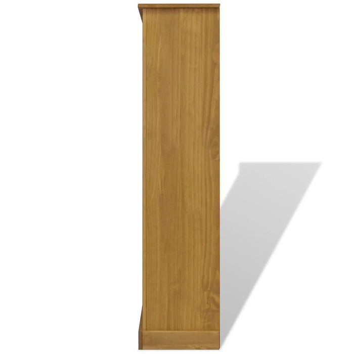 Medina Boekenkast grenenhout met 4 planken Corona-stijl 81x29x150 cm