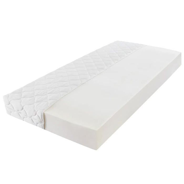 Medina Bed met matras kunstleer wit 160x200 cm