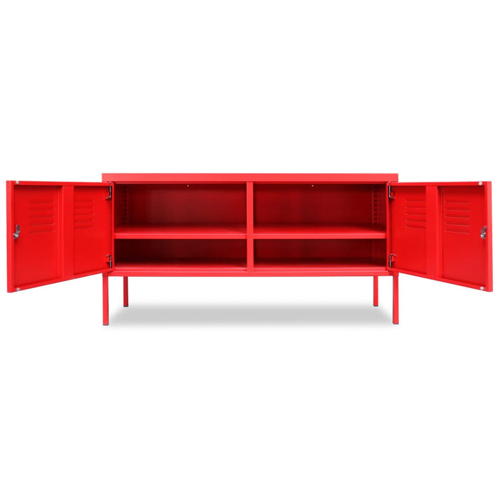 Medina Tv-meubel 118x40x60 cm rood