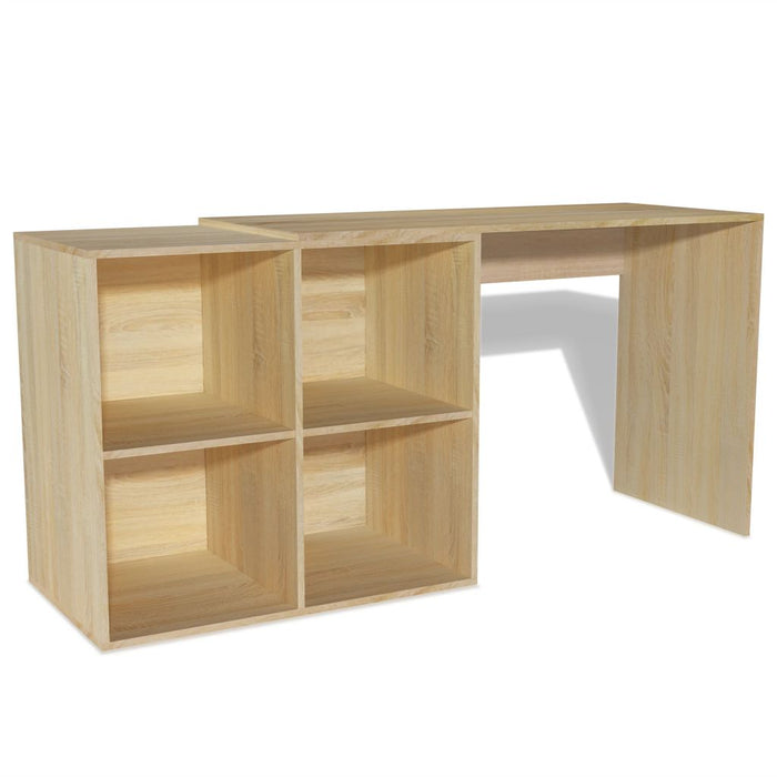 Medina Bureau met boekenplank 117x92x75,5 cm eiken