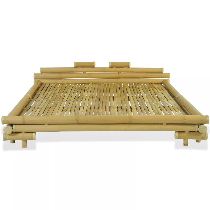 Medina Bed met 2 nachtkastjes bamboe natuurlijk 180x200 cm