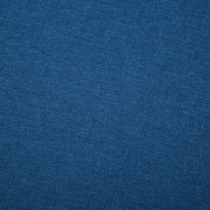 Medina Bank L-vormig 186x136x79 cm stof blauw