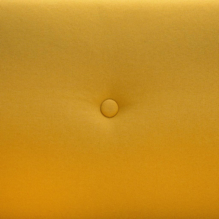 Medina Tweezitsbank 115x60x67 cm stof geel