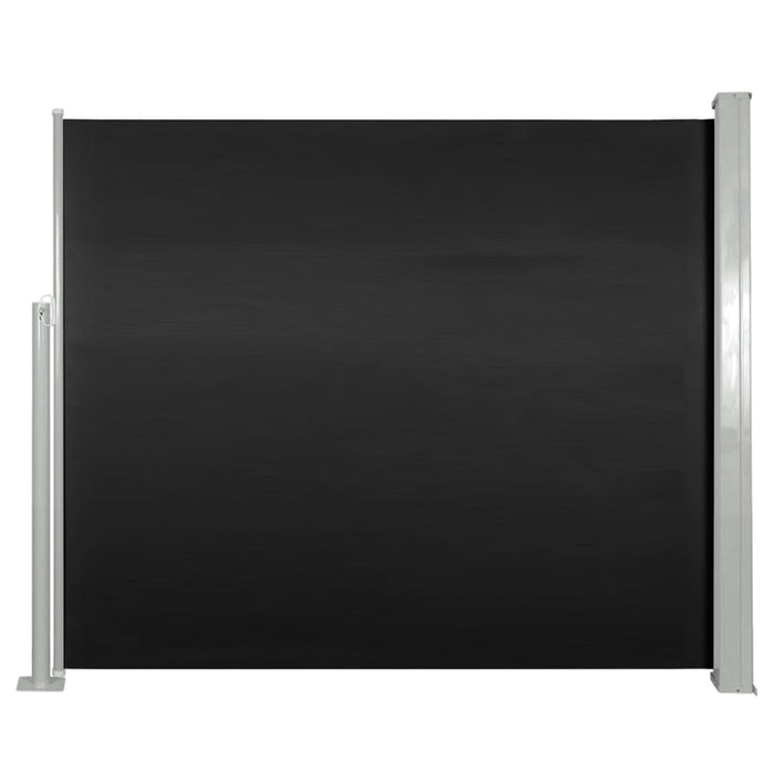 Medina Windscherm uittrekbaar 120x300 cm zwart