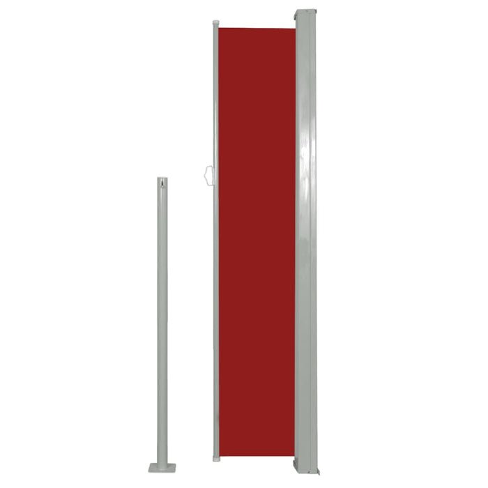Medina Windscherm uittrekbaar 160x500 cm rood