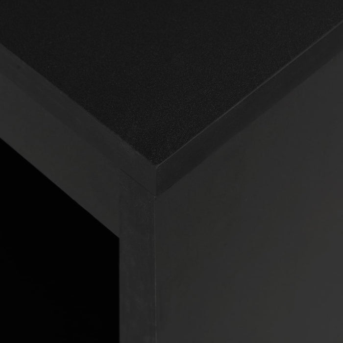 Medina Bartafel met schap 110x50x103 cm zwart