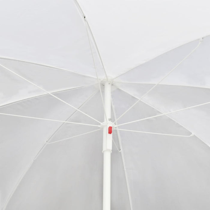 Medina Tuinbed met parasol poly rattan bruin