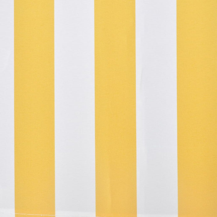 Medina Luifel uitschuifbaar 400 cm geel en wit