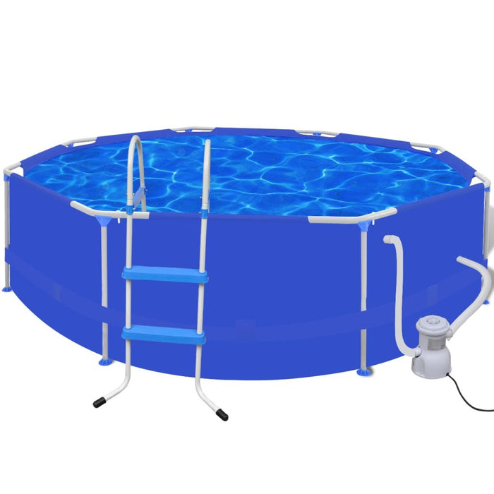 Zwembad rond 300 cm met ladder filterpomp 300 gal/h