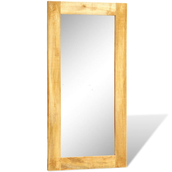 Spiegel in massief houten lijst 120 x 60 cm