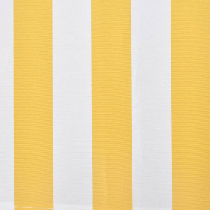 Medina Luifel uitschuifbaar 300 cm geel en wit