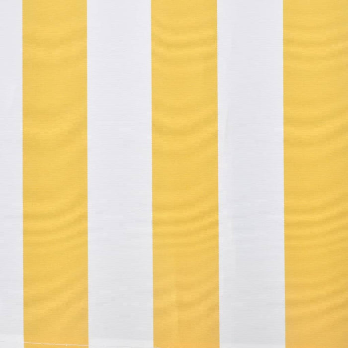 Medina Luifel uitschuifbaar 600 cm geel en wit