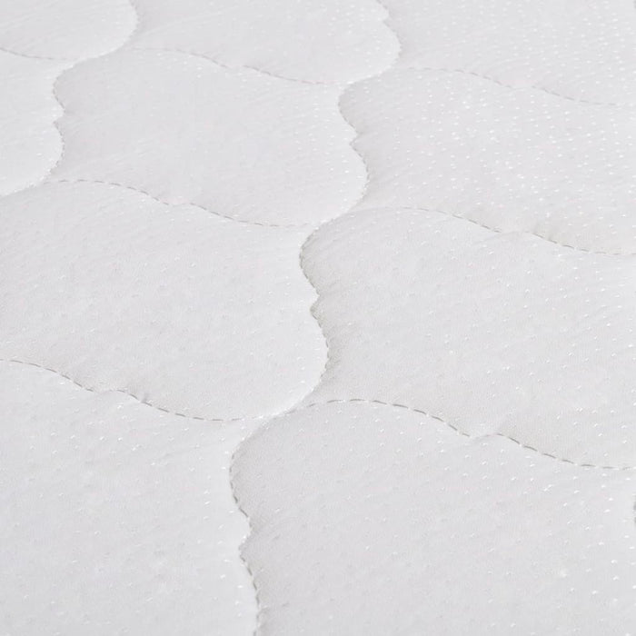 Medina Bed met traagschuim matras stof donkergrijs 180x200 cm