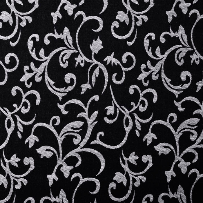 Medina Chaise longue stof zwart en wit