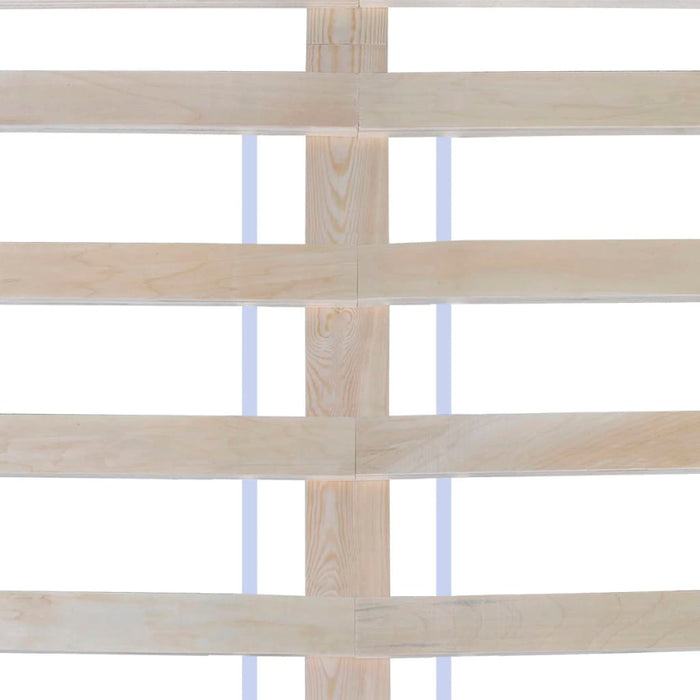Medina Bedframe massief grenenhout wit 160x200 cm